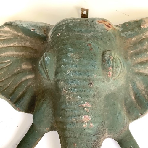 Large wall elephant - large, cast